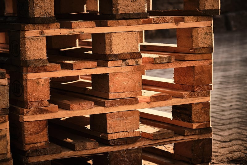 Upcycled wooden pallet furniture